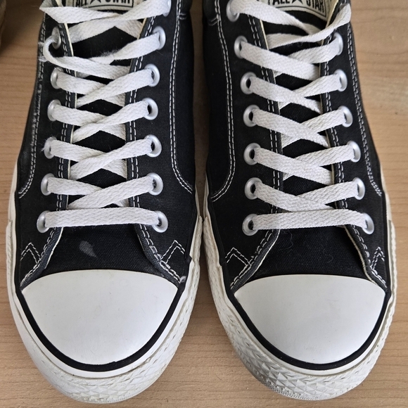 CTAS 10 Black Low Top Canvas Lace Up Sneakers Shoes Converse Unisex - Picture 6 of 12